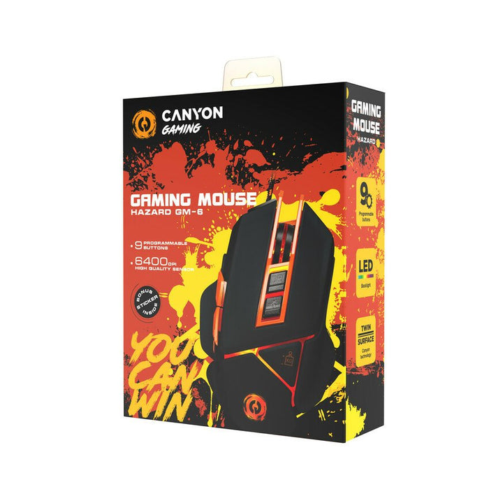 EAN 5291485003029 - Canyon Hazard ratón Juego USB tipo A Óptico 6400 DPI imagen 6