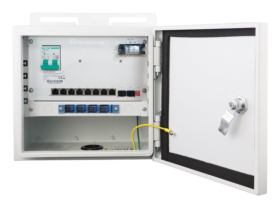 EAN 4015867236437 - LevelOne OSW-1031 switch No administrado 2.5G Ethernet (100/1000/2500) Energía sobre Ethernet (PoE) Negro imagen 1