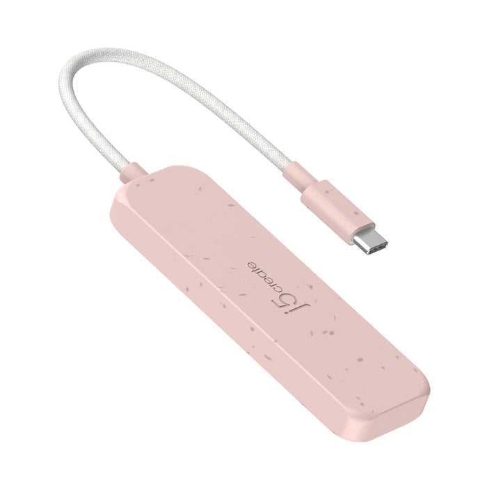 EAN 4712795087772 - j5create JCH341ER USB 3.2 Gen 1 (3.1 Gen 1) Type-C 10000 Mbit/s Rosa imagen 2