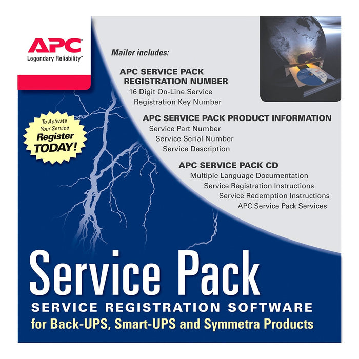 EAN 0731304259305 - APC Service Pack 3 Year Extended Warranty 3 año(s) imagen 4