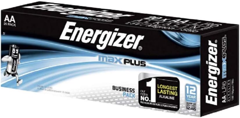 Energizer Bateria Alkaline, Mignon, Aa , Fr06, 1.5v Pack 20