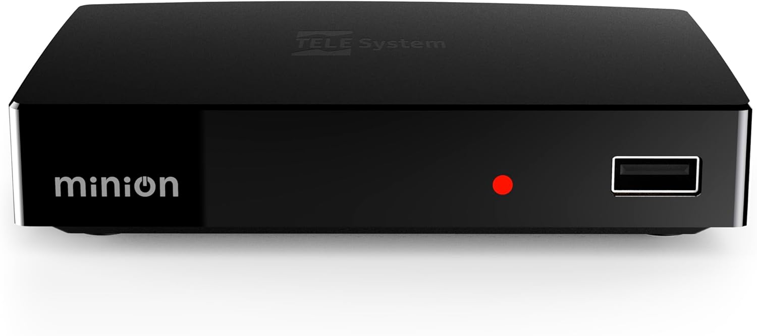 Tele System Decoder Dvb-S2 T2 Hevc Minion Hd Hdmi/Usb