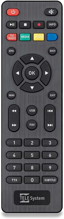 Tele System Decoder Dvb-S2 T2 Hevc Minion Hd Hdmi/Usb