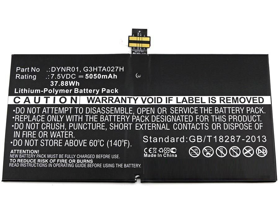 EAN 5706998702364 - CoreParts TABX-BAT-MIS172SL batería recargable industrial Polímero de litio 5050 mAh 7,5 V imagen 1