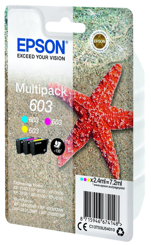 EAN 8715946674155 - Epson C13T03U54020 cartucho de tinta 1 pieza(s) Original Rendimiento estándar Cian, Magenta, Amarillo imagen 1