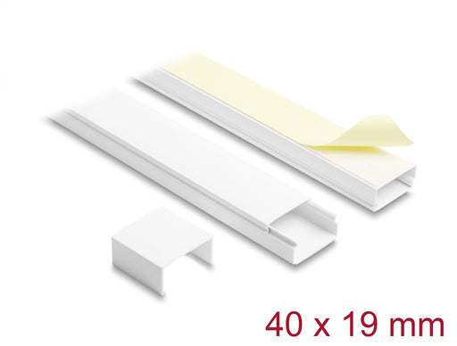 EAN 4043619220885 - DeLOCK 22088 organizador de cables Universal Panel guíacables Blanco 2 pieza(s) imagen 2