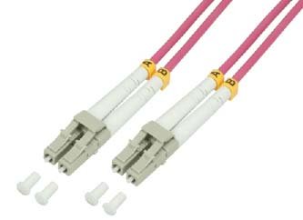EAN 4052792045307 - LogiLink FP4LC11 Cable de fibra óptica e InfiniBand 100 m Rosa imagen 1