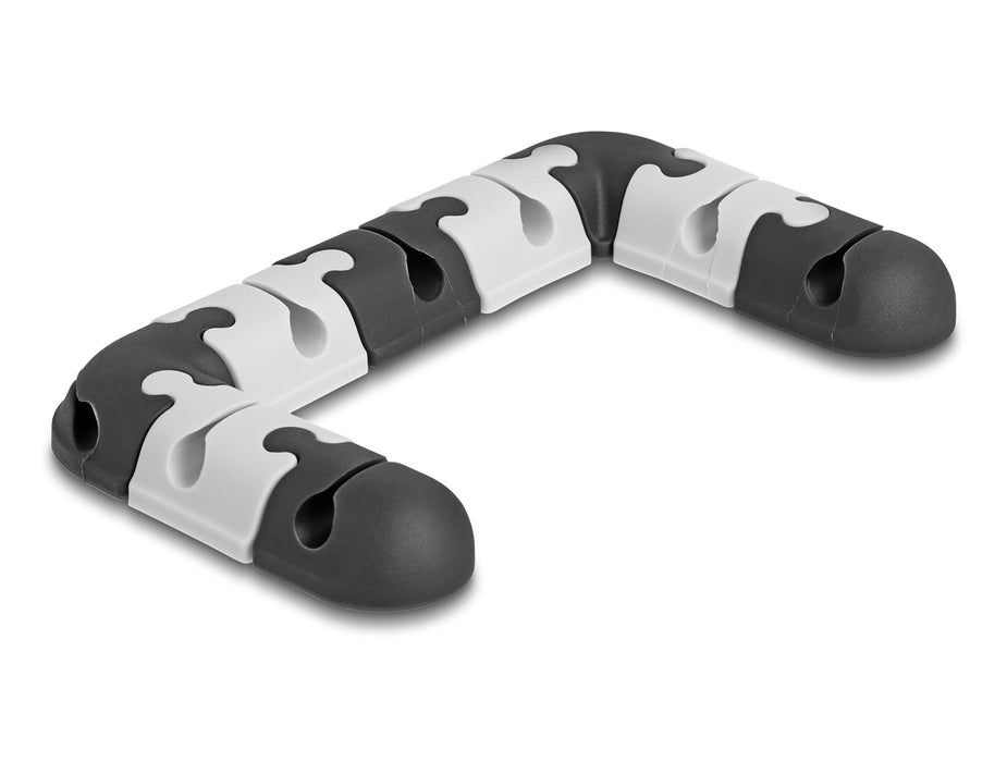 EAN 4043619184484 - DeLOCK 18448 organizador de cables Escritorio/pared Soporte para cables Negro, Gris 9 pieza(s) imagen 2