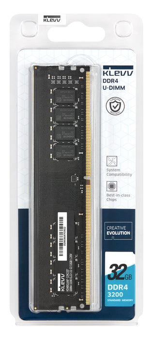 EAN 4895194966999 - Klevv KD4BGUA80-32N220A módulo de memoria 32 GB 1 x 32 GB DDR4 3200 MT/s 288-pin DIMM imagen 3