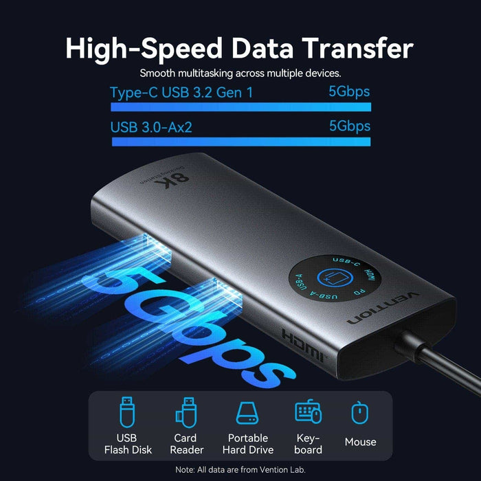 EAN 6922794793415 - Vention TQXHB base de conexión para disco duro Gris imagen 6