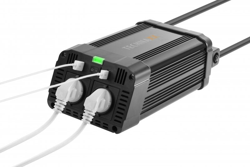 EAN 4260358121086 - Technaxx 1200W TE16 adaptador e inversor de corriente Interior Negro imagen 2