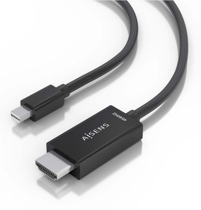 EAN 8435739901984 - AISENS A125-0886 adaptador de cable de vídeo 1 m Mini DisplayPort HDMI tipo A (Estándar) imagen 3