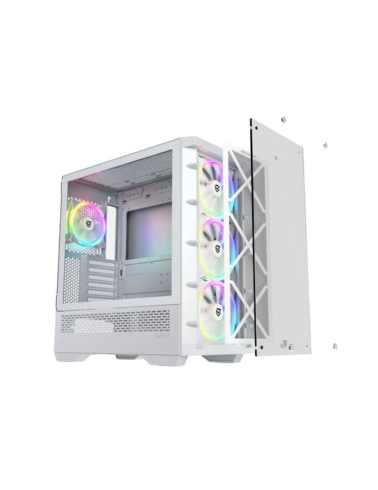 EAN 8435443721885 - Nfortec DRACO X Midi Tower Blanco imagen 2