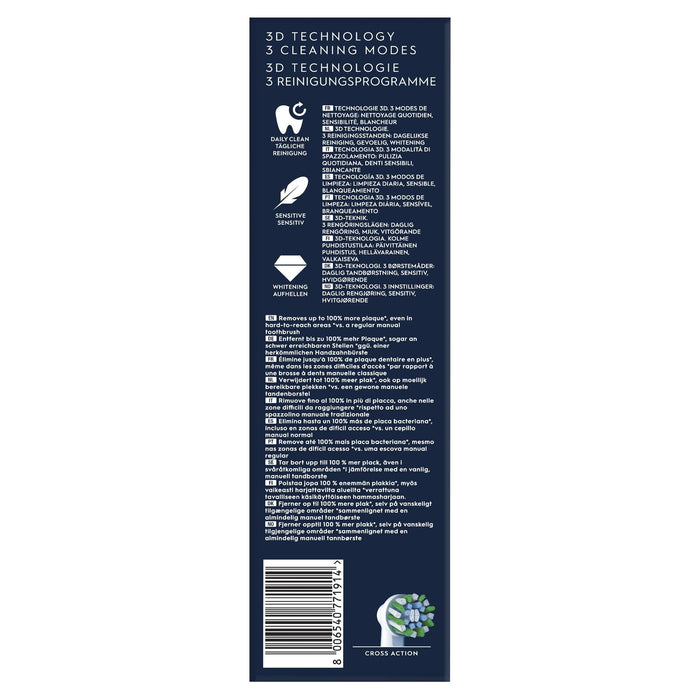 EAN 8006540771914 - Oral-B Pro Series 1 Adulto Cepillo de dientes oscilante Azul, Blanco imagen 6