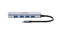 EAN 4894160057464 - UNITEK uHUB Q4 USB 3.2 Gen 1 (3.1 Gen 1) Type-C 10000 Mbit/s Gris imagen 3