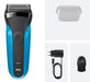EAN 8700216735667 - Braun Series 3 310s Máquina de afeitar de láminas Recortadora Negro, Azul imagen 5