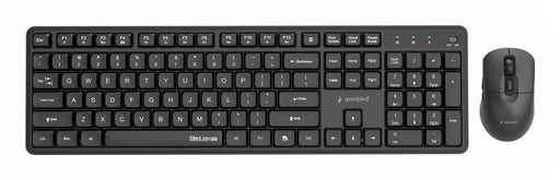 EAN 8716309136792 - Gembird KBS-WMS-01 teclado Ratón incluido Oficina RF inalámbrico QWERTY Internacional de EE.UU. Negro imagen 1