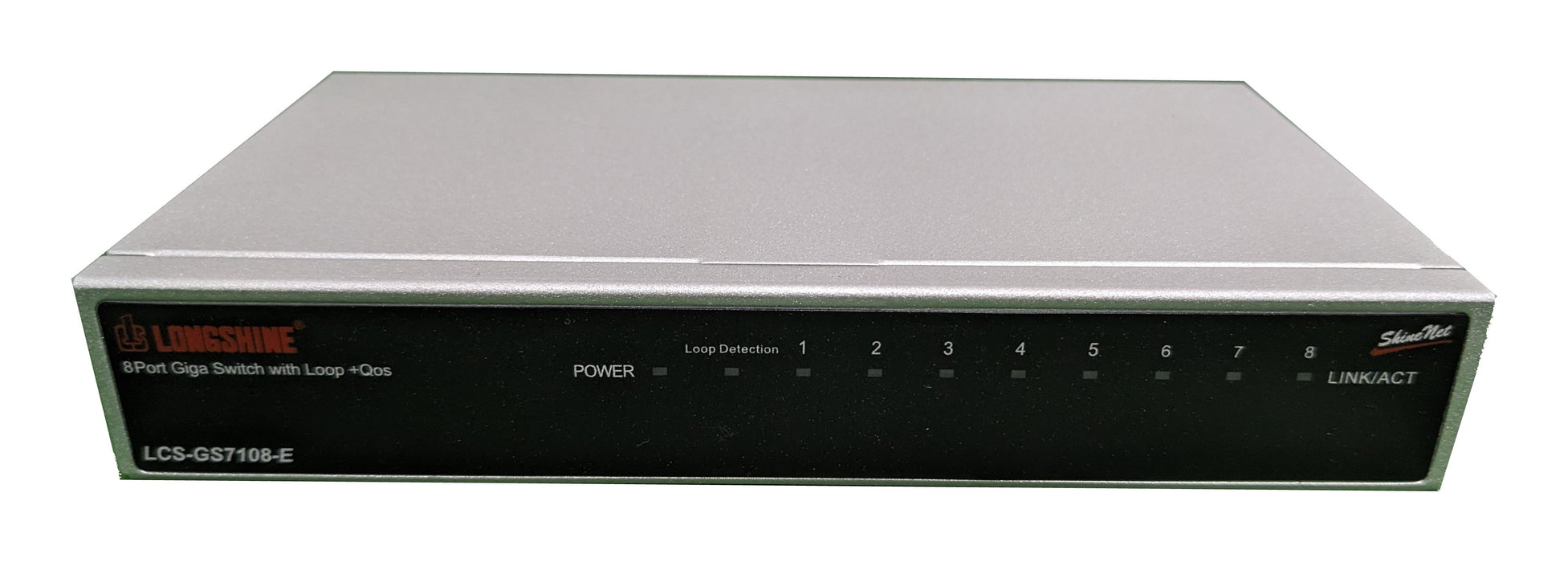 EAN 4016621124199 - Longshine 8-Port 10/100/1000 Mbit/s Desktop No administrado Gigabit Ethernet (10/100/1000) Escritorio Pla imagen 1