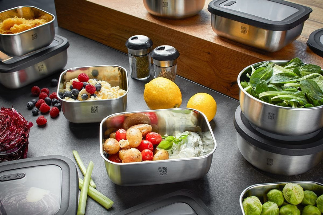 EAN 4006664127752 - GEFU 12775 recipiente de almacenar comida Rectangular Contenedor 1,3 L Negro, Acero inoxidable 1 pieza(s) imagen 5