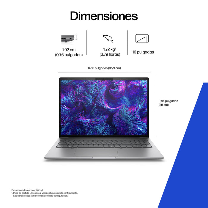 EAN 0199251244681 - HP ZBook 8 G1i 16 Wolf Pro Security Edition - Data Science Intel Core Ultra 9 285H Estación de trabajo mó imagen 5