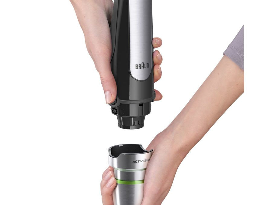 EAN 8021098774613 - Braun MQ 7025X 0,6 L Batidora de inmersión 1000 W Negro, Acero inoxidable imagen 4