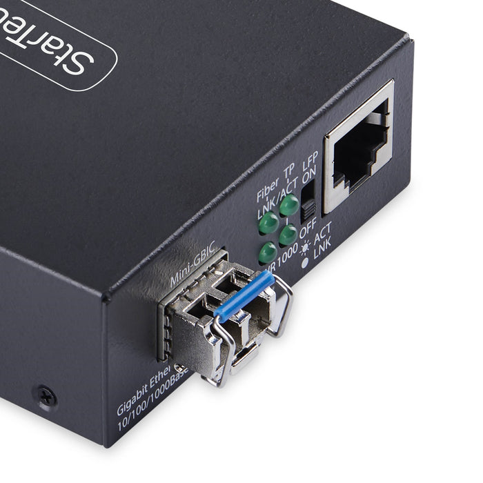 EAN 65030917087 - StarTech.com MCM1110SMLC20 convertidor de medio 2000 Mbit/s 1310 nm Monomodo Negro imagen 4