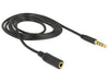 EAN 4043619846665 - DeLOCK 84666 cable de audio 1 m 3,5mm Negro imagen 2