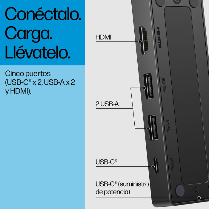 EAN 0197497619133 - HP USB-C Travel Hub G3 USB 3.2 Gen 2 (3.1 Gen 2) Type-C imagen 7