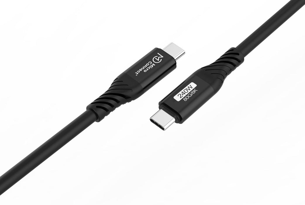 EAN 5715063727225 - Microconnect USB4CC1-240W-80GBPS cable USB USB4 Gen 3x2 1 m USB C Negro imagen 2