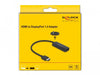 EAN 4043619642137 - DeLOCK 64213 adaptador de cable de vídeo 0,18 m HDMI tipo A (Estándar) DisplayPort + Micro-USB Negro imagen 3