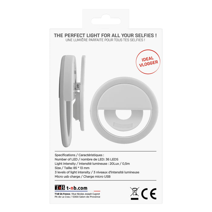 EAN 3303170101476 - T'nB INLEDPHONE iluminación de anillo 36 LED imagen 3