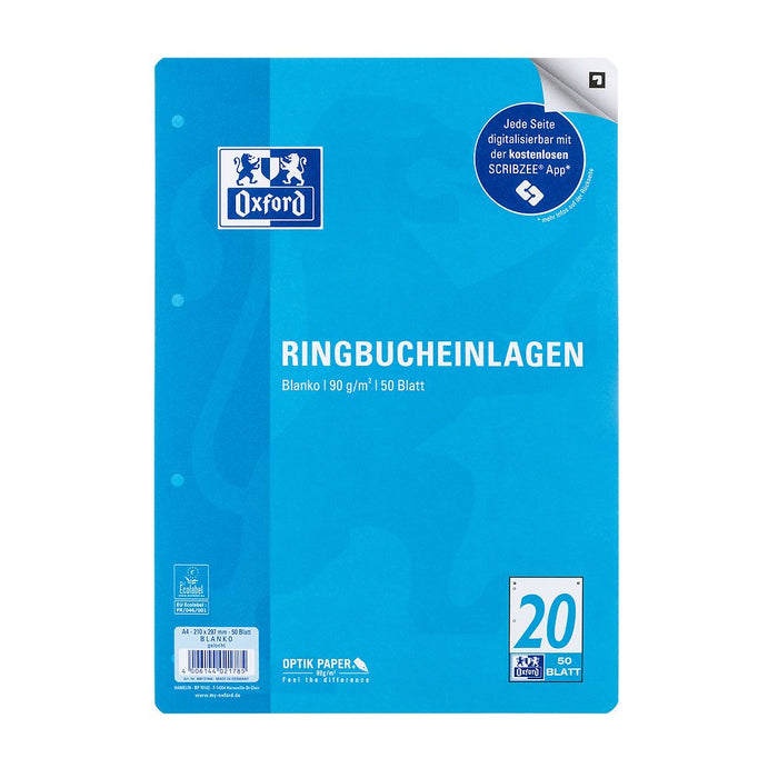 EAN 4006144021785 - Oxford 400131444 papel de cuaderno 210 x 297 mm (A4) 50 hojas imagen 4