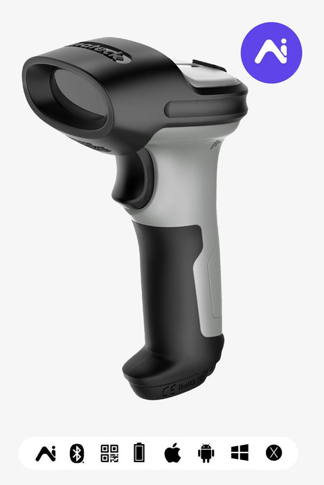 EAN 6976521111775 - Inateck BCST-72 Lector de códigos de barras portátil 2D Laser Negro, Gris imagen 1