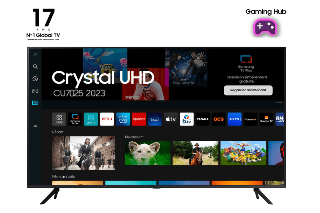EAN 8806095285757 - Samsung Series 7 TU55CU7025K 139,7 cm (55") 4K Ultra HD Smart TV Wifi Negro imagen 1