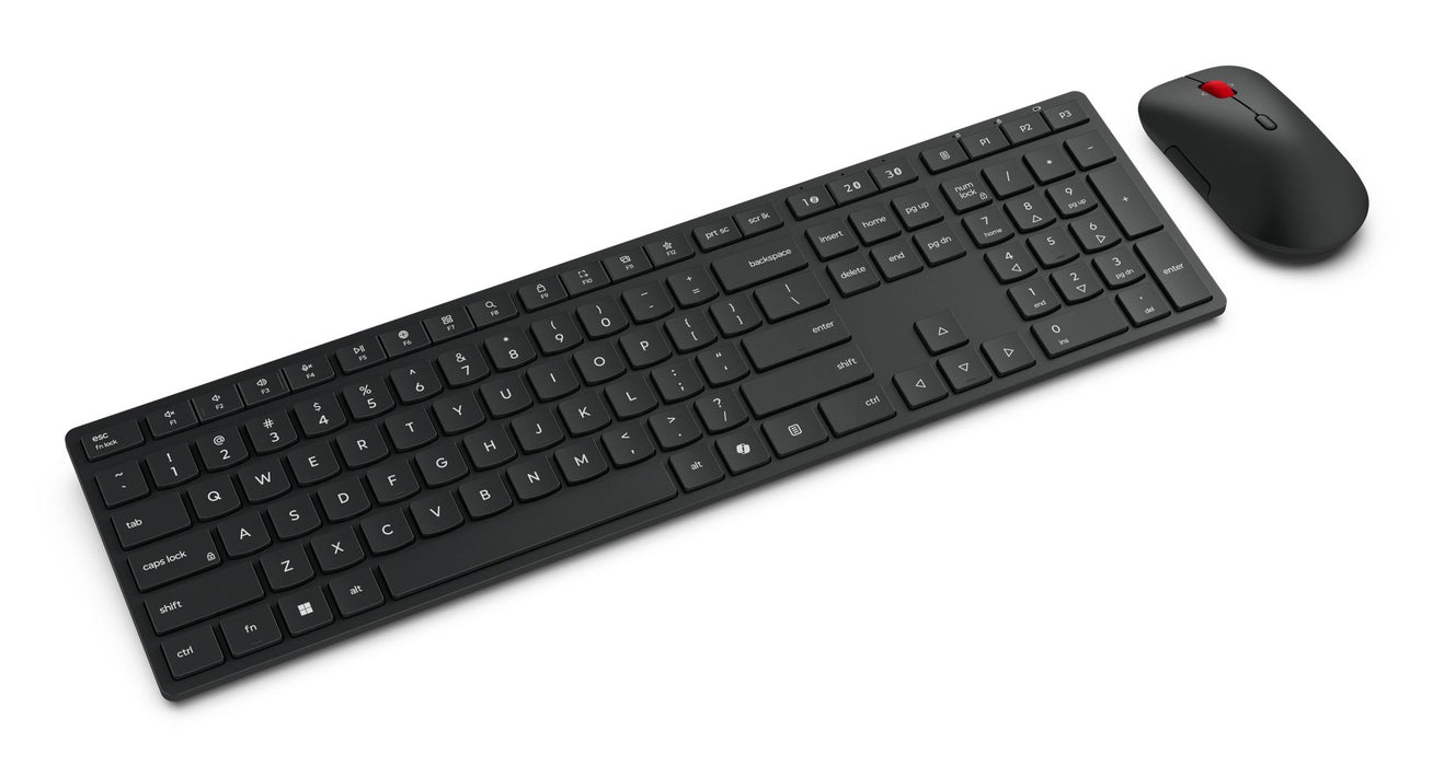 EAN 0195892125204 - Lenovo 4X31S04841 teclado Ratón incluido Hogar / Oficina RF Wireless + Bluetooth Español Negro imagen 4