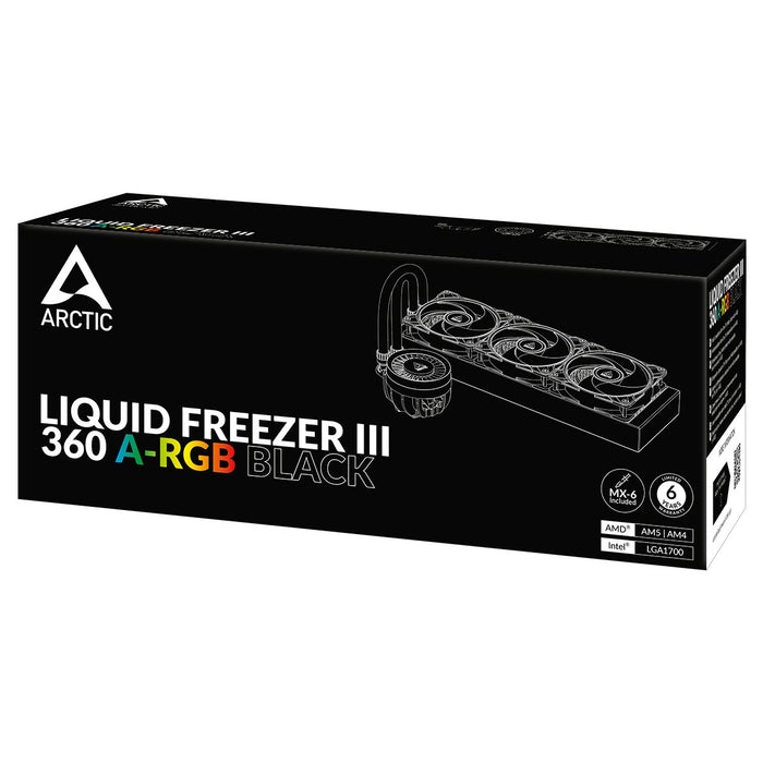 EAN 4895213704526 - ARCTIC Liquid Freezer III 360 A-RGB Procesador Sistema de refrigeración líquida todo en uno 12 cm Negro 1 imagen 16