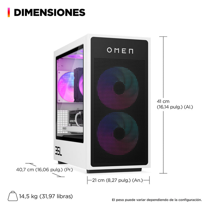EAN 199251006036 - HP OMEN 35L GT16-0091ns Intel Core Ultra 7 265F 32 GB DDR5-SDRAM 1 TB SSD NVIDIA GeForce RTX 5070 Ti Windo imagen 5