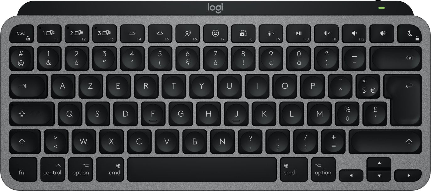 EAN 5099206122048 - Logitech MX Keys Mini For Mac teclado Hogar / Oficina Bluetooth AZERTY Francés Negro, Gris imagen 5