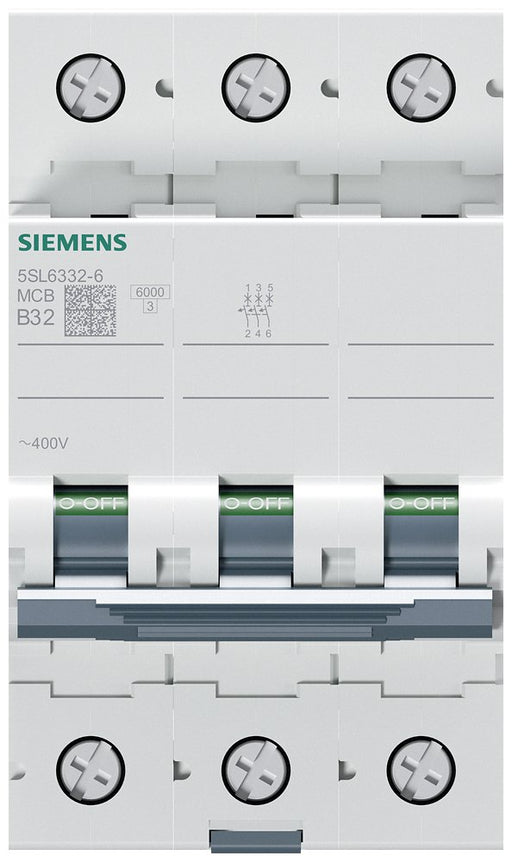 EAN 4001869388892 - Siemens 5SL6332-6 corta circuito Disyuntor en miniatura Tipo B 3 imagen 2
