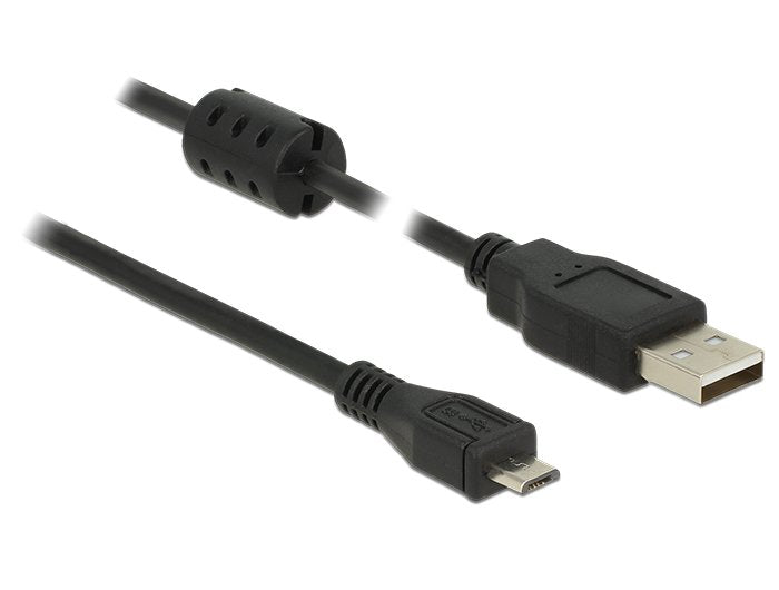 EAN 4043619849093 - DeLOCK 3m, USB 2.0-A/USB 2.0 Micro-B cable USB USB A Micro-USB B Negro imagen 1
