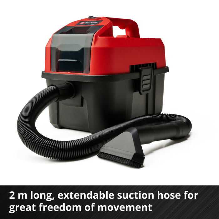 EAN 4006825640274 - Einhell TE-VC 18/10 Li-Solo 10 L Negro, Rojo imagen 7