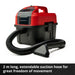 EAN 4006825640274 - Einhell TE-VC 18/10 Li-Solo 10 L Negro, Rojo imagen 7
