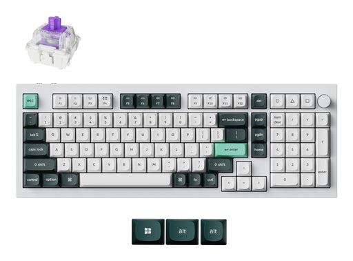 EAN 4895248888017 - Keychron Q5 HE QMK teclado Universal USB + RF Wireless + Bluetooth QWERTY Blanco imagen 1