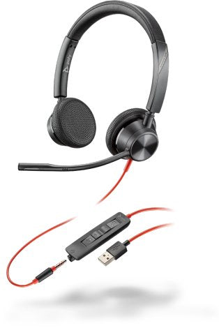 EAN 0017229167742 - Poly 3325 Auriculares Alámbrico Diadema Llamadas/Música USB tipo A Negro imagen 1