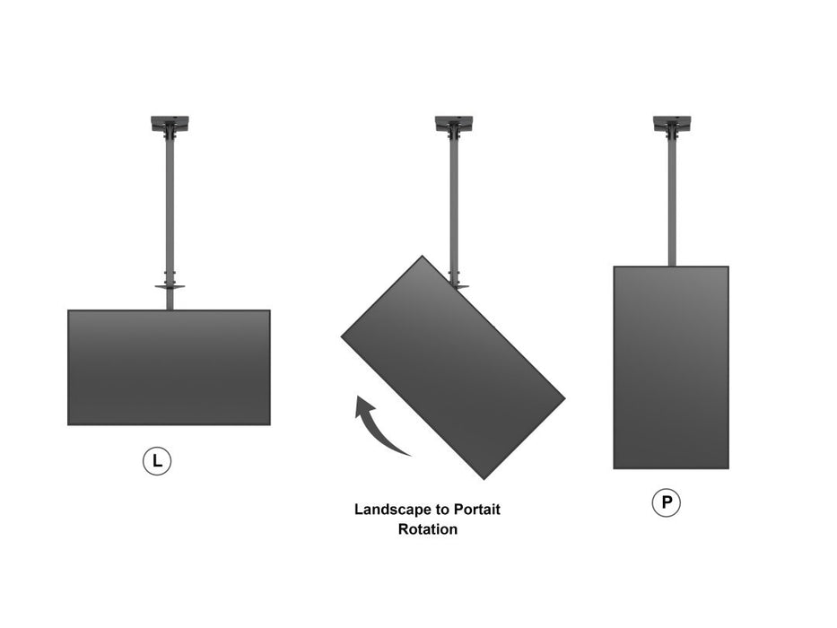 EAN 7350022735460 - Multibrackets 5460 soporte para pantalla de señalización 139,7 cm (55") Negro imagen 10