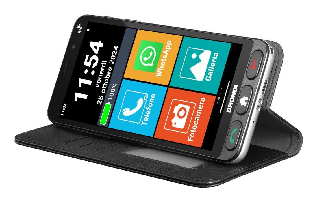 EAN 8015908830200 - Brondi Amico Vero 4G 14,5 cm (5.7") SIM doble Android 14 3 GB 32 GB 2800 mAh Negro imagen 7