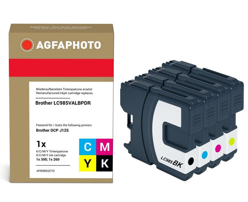 EAN 4250164824998 - AgfaPhoto APB985SETD cartucho de tinta 4 pieza(s) Compatible Rendimiento estándar Negro, Cian, Magenta, A imagen 1