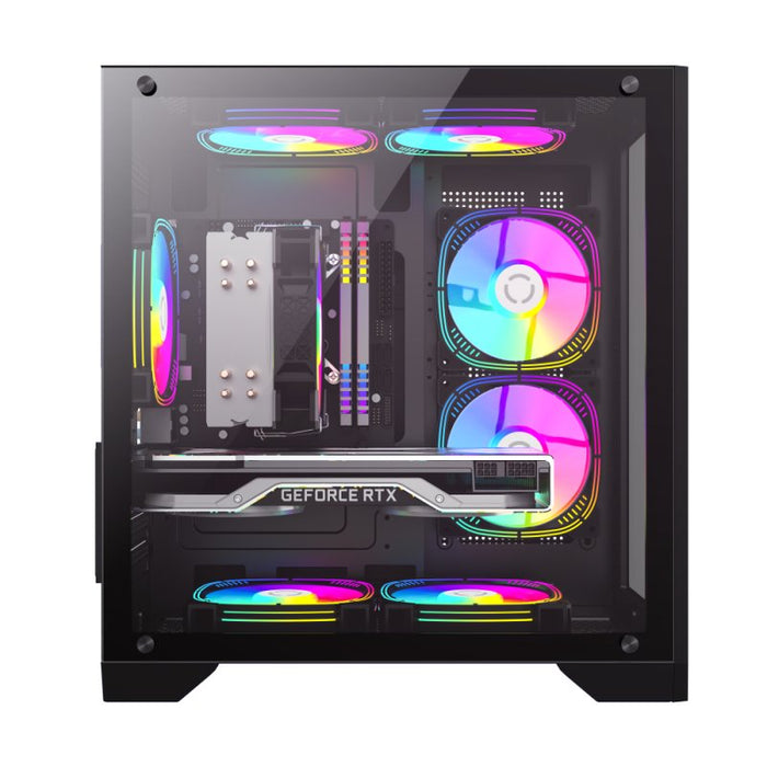 EAN 6931858775359 - GameMax Infinity Mini BK Micro Torre Negro imagen 5