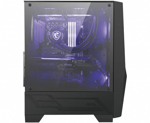 EAN 4719072676414 - MSI MAG Forge 100M Midi Tower Negro, Transparente imagen 2