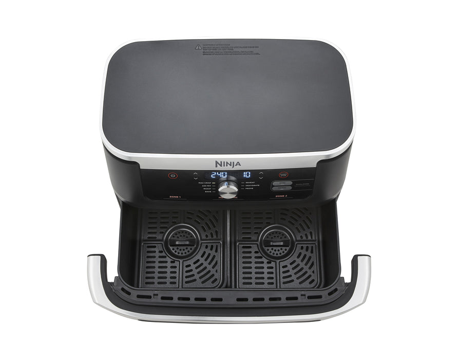 EAN 0622356270373 - Ninja AF500EU freidora Doble 10,4 L Independiente 2470 W Freidora de aire caliente Negro, Acero inoxidabl imagen 4